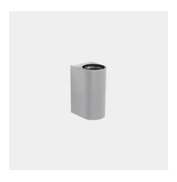 LedsC4 - Aplique IP66 Max Medium doble emisión LED 7.8 blanco extra cálido 2200K ON-OFF gris 1038lm