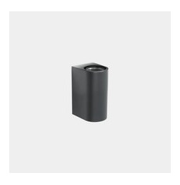 LedsC4 - Aplique IP66 Max Medium doble emisión LED 7.8 blanco extra cálido 2200K ON-OFF gris urbano 942lm