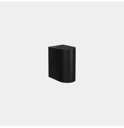 LedsC4 - Aplique IP66 Max Medium doble emisión LED 7.8 blanco extra cálido 2200K ON-OFF negro 846lm