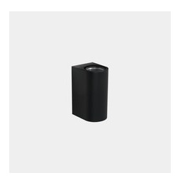 LedsC4 - Aplique IP66 Max Medium doble emisión LED 7.8 blanco extra cálido 2200K ON-OFF negro 882lm
