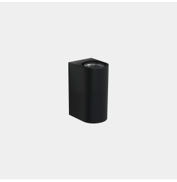LedsC4 - Aplique IP66 Max Medium doble emisión LED 7.8 blanco extra cálido 2200K ON-OFF negro 978lm