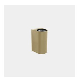 LedsC4 - Aplique IP66 Max Medium doble emisión LED 7.8 blanco extra cálido 2200K ON-OFF oro 846lm