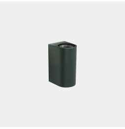 LedsC4 - Aplique IP66 Max Medium doble emisión LED 7.8 blanco extra cálido 2200K ON-OFF verde abeto 846lm