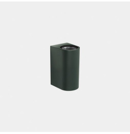 LedsC4 - Aplique IP66 Max Medium doble emisión LED 7.8 blanco extra cálido 2200K ON-OFF verde abeto 846lm