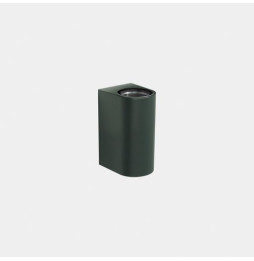 LedsC4 - Aplique IP66 Max Medium doble emisión LED 7.8 blanco extra cálido 2200K ON-OFF verde abeto 978lm