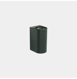 LedsC4 - Aplique IP66 Max Medium doble emisión LED 7.8 blanco extra cálido 2200K ON-OFF verde abeto 942lm