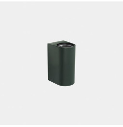 LedsC4 - Aplique IP66 Max Medium doble emisión LED 7.8 blanco extra cálido 2200K ON-OFF verde abeto 942lm