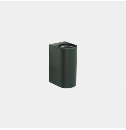 LedsC4 - Aplique IP66 Max Medium doble emisión LED 7.8 blanco extra cálido 2200K ON-OFF verde abeto 918lm