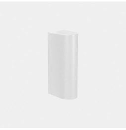 LedsC4 - Aplique IP66 Max Medium simple emisión LED 10.4 blanco extra cálido 2200K DALI-2 blanco 540lm
