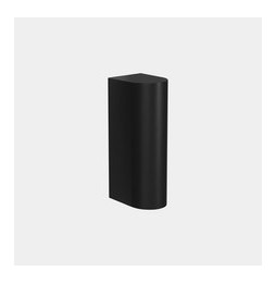 LedsC4 - Aplique IP66 Max Medium simple emisión LED 10.4 blanco extra cálido 2200K DALI-2 negro 540lm