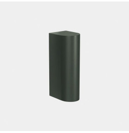 LedsC4 - Aplique IP66 Max Medium simple emisión LED 10.4 blanco extra cálido 2200K DALI-2 verde abeto 540lm