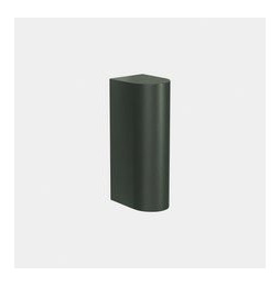 LedsC4 - Aplique IP66 Max Medium simple emisión LED 10.4 blanco extra cálido 2200K DALI-2 verde abeto 610lm