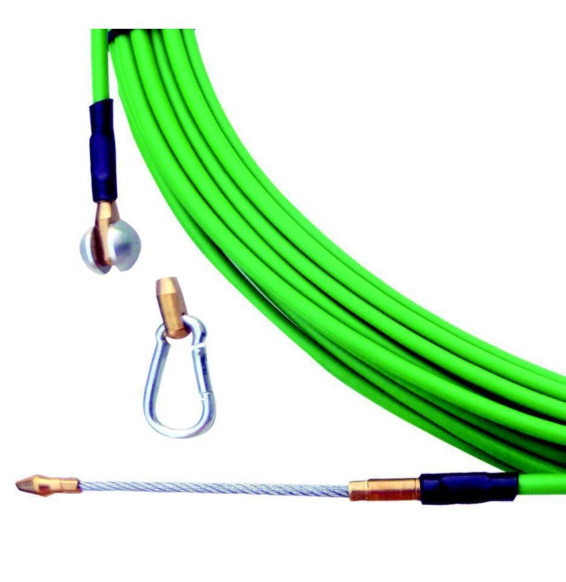 PROIMAN - Guía pasacables industrial diámetro 6mmx25m verde