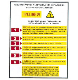 PROIMAN - Señal requisito previo 420x297mm PVC