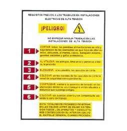 PROIMAN - Señal requisito previo 420x297mm PVC