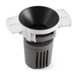 FARO - Empotrable DEEP78 R sin marco negro 15° 4000K CRI95 stripy