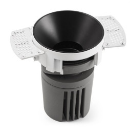 FARO - Empotrable DEEP78 R sin marco negro 36° 3000K CRI95 spread