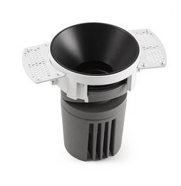 FARO - Empotrable DEEP78 R sin marco negro 36° 3000K CRI95 spread