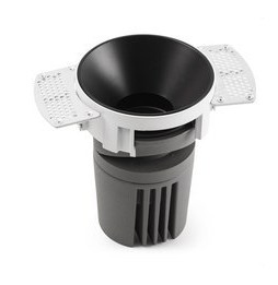 FARO - Empotrable DEEP78 R sin marco negro 36° 3000K CRI95