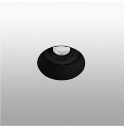 FARO - Empotrable FRESH negro sin marco GU10
