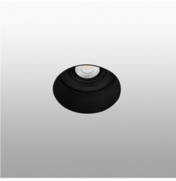FARO - Empotrable FRESH negro sin marco GU10