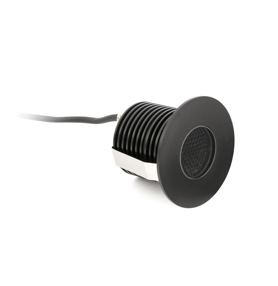 FARO - Empotrable GRUND negro anodizado 7W 350mA LED 36° 3000K