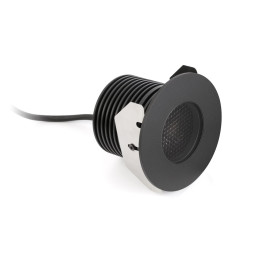FARO - Empotrable GRUND negro anodizado 13W 350mA LED 36° 3000K