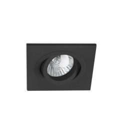 FARO - Empotrable RADON cuadrado negro GU10/MR16/LED