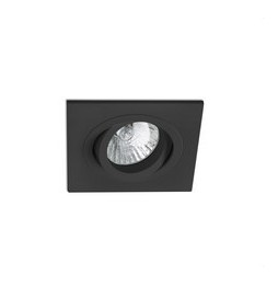 FARO - Empotrable RADON cuadrado negro GU10/MR16/LED