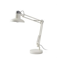 FARO - Flexo sobremesa SNAP blanco roto 1xE27 máximo 15W