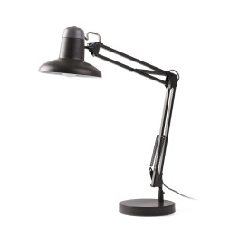 FARO - Flexo sobremesa SNAP gris oscuro 1xE27 máximo 15W