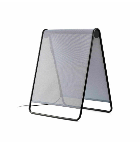 FARO - Luminaria jardín CADAQUES gris P/S LED 18W 3000K azul