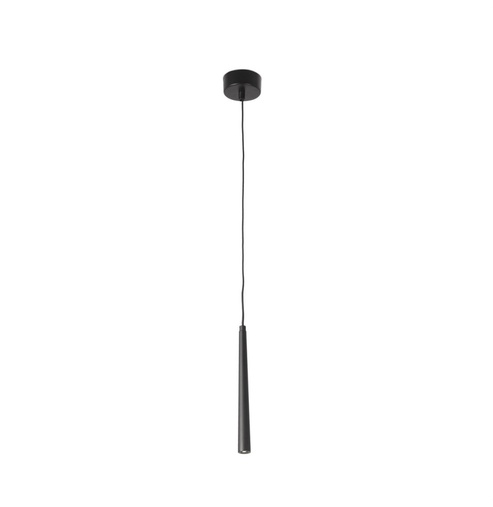 FARO - Luminaria colgante SABI negro 3W 2700K