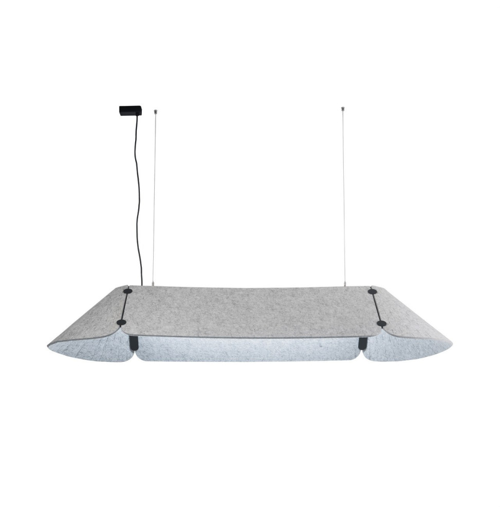 FARO - Luminaria FONOVIA colgante gris 840mm 25W 3000K