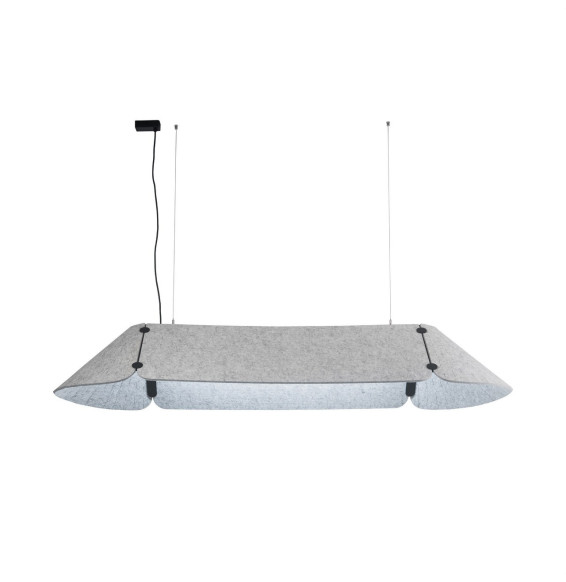 FARO - Luminaria FONOVIA colgante gris 840mm 25W 3000K