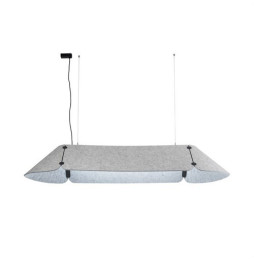 FARO - Luminaria FONOVIA colgante gris 840mm 25W 3000K