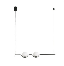 FARO - Luminaria colgante LE VITA negro LED 14W 2700K