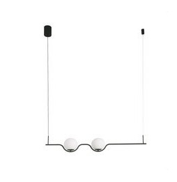 FARO - Luminaria colgante LE VITA negro LED 14W 2700K