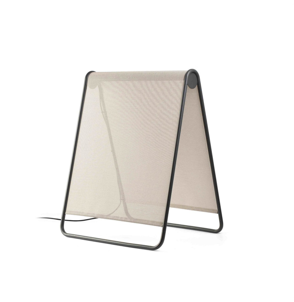 FARO - Luminaria jardín CADAQUES gris P/S LED 18W 3000K beige