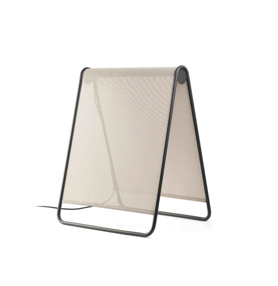 FARO - Luminaria jardín CADAQUES gris P/S LED 18W 3000K beige