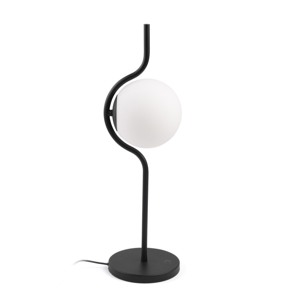 FARO - Luminaria sobremesa LE VITA negro dimable LED 6W 2700K