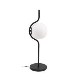 FARO - Luminaria sobremesa LE VITA negro dimable LED 6W 2700K