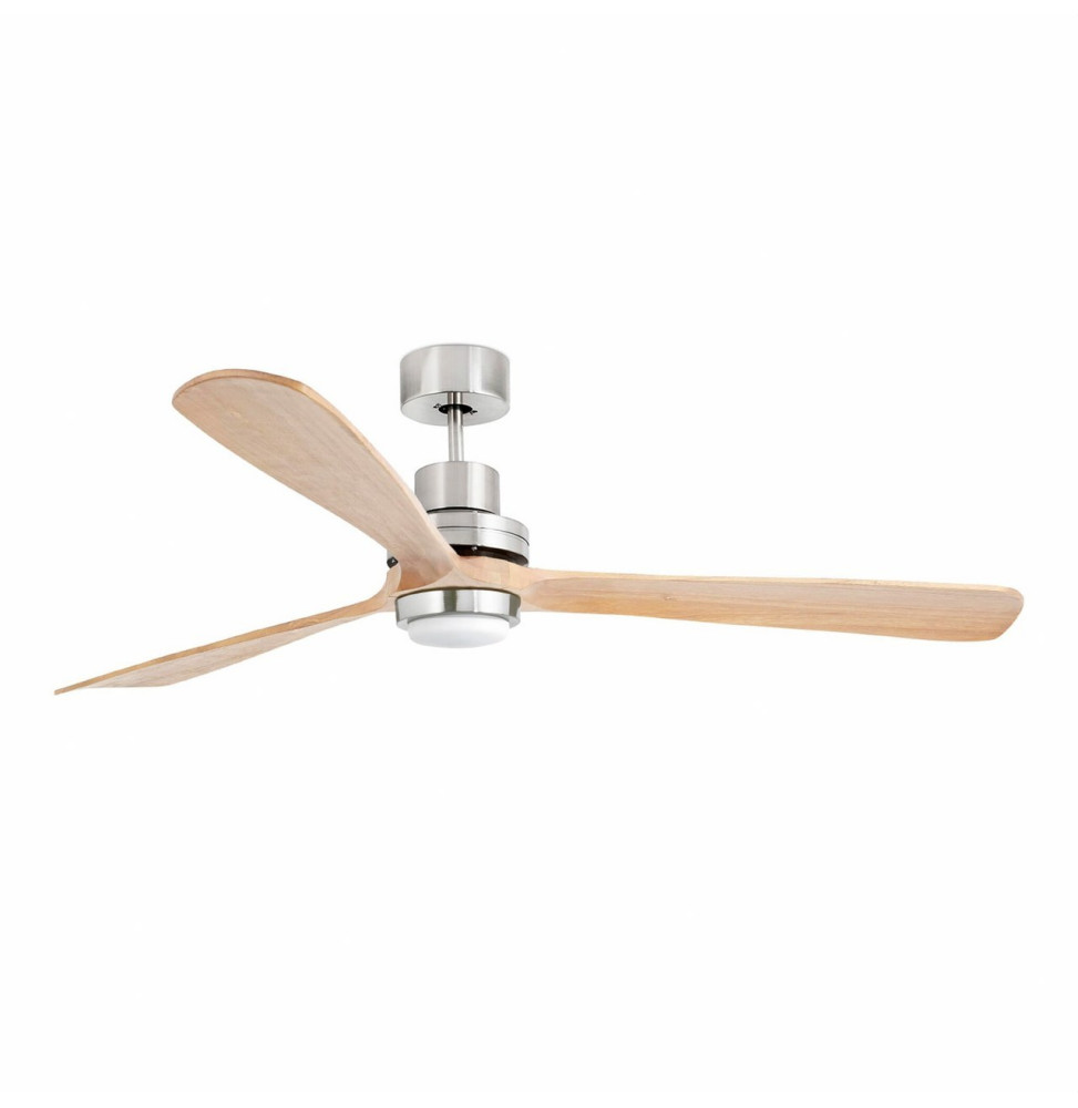 FARO - Ventilador LANTAU-G Ø1680mm DC 3 palas pino níquel mate luz
