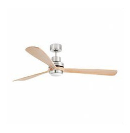 FARO - Ventilador LANTAU-G Ø1680mm DC 3 palas pino níquel mate luz