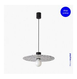 FARO - Luminaria colgante CONFETTI diámetro 45CM 1xE27 marmóreo negro