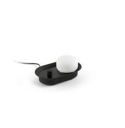 FARO - Aplique MAYA LED 8W 2700K negro / negro