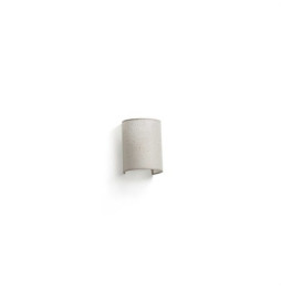 FARO - Aplique redondo OTTON 1xE27 redondo 200x150x120 lino