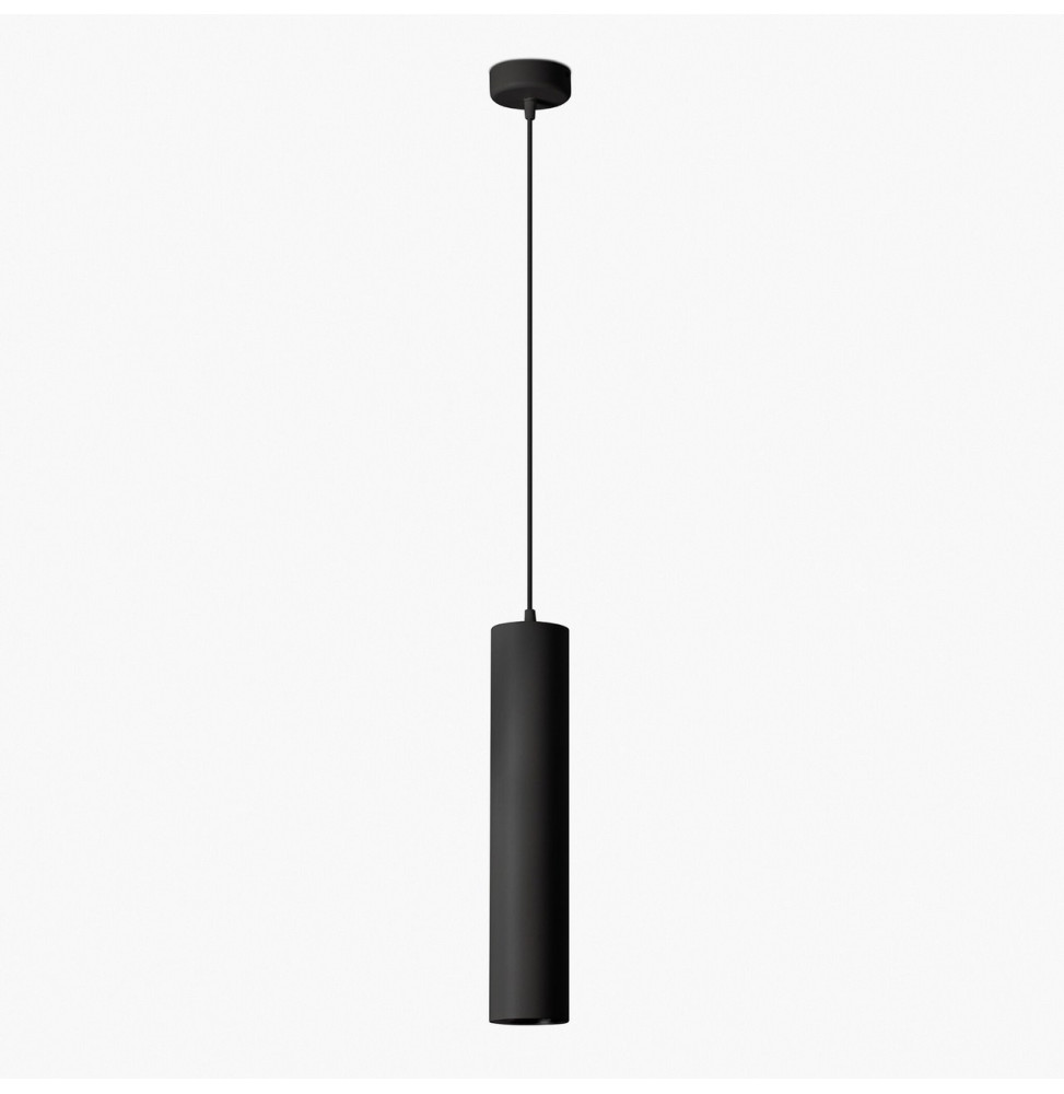 FARO - Luminaria FOST PENDANT diámetro 80 28W 38° 4000K CRI97 TRIAC negro