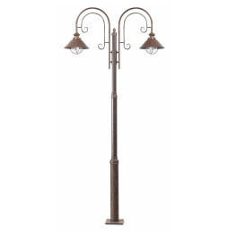 FARO - Farola NAUTICA-6 2xE27 60W marrón óxido