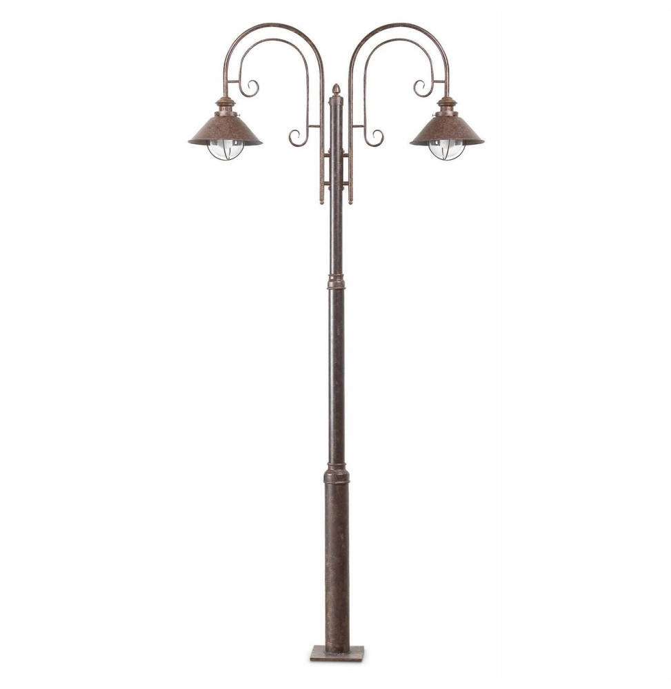 FARO - Farola NAUTICA-6 2xE27 60W marrón óxido